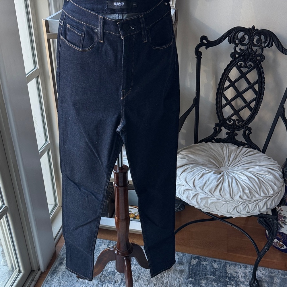 Hudson Jeans Deep Blue Straight Leg Denim